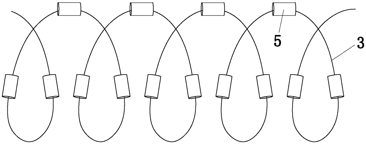 Hot water conveying hose