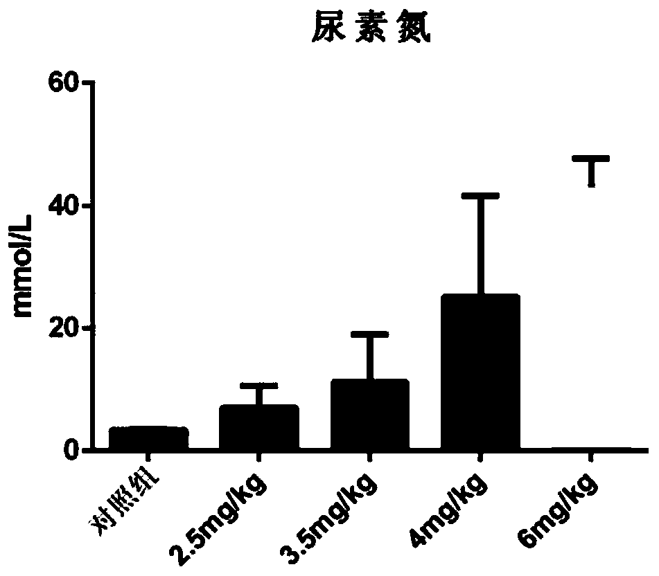 Method for constructing acute kidney injury (AKI) model of miniature pigs