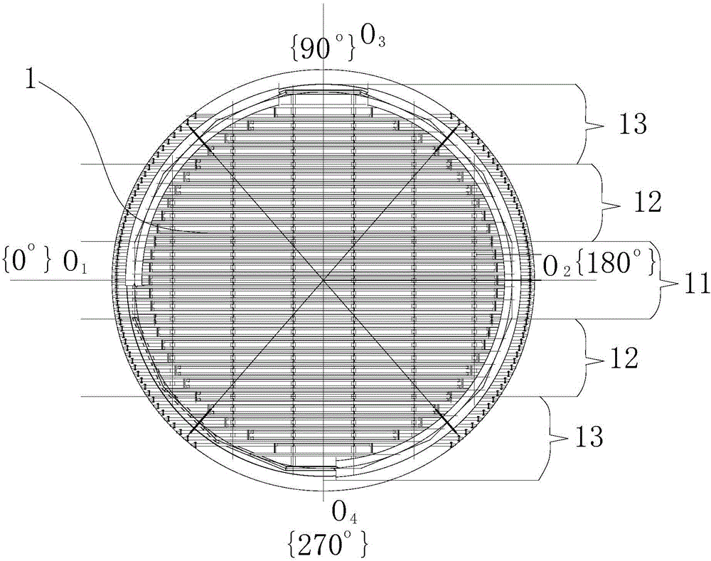 Installation method for blast furnace bottom water cooling beam and blast furnace bottom water cooling pipe