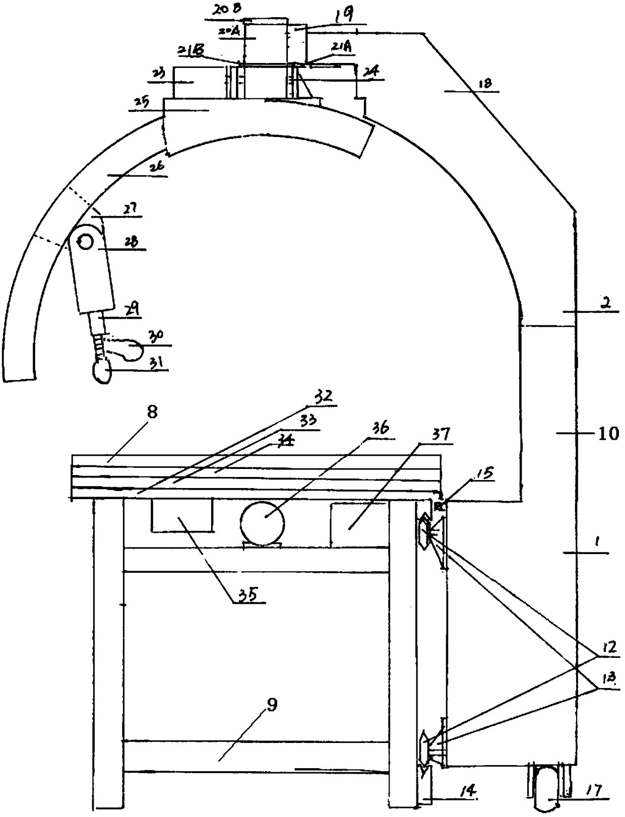 Active massage device for treatment and health care