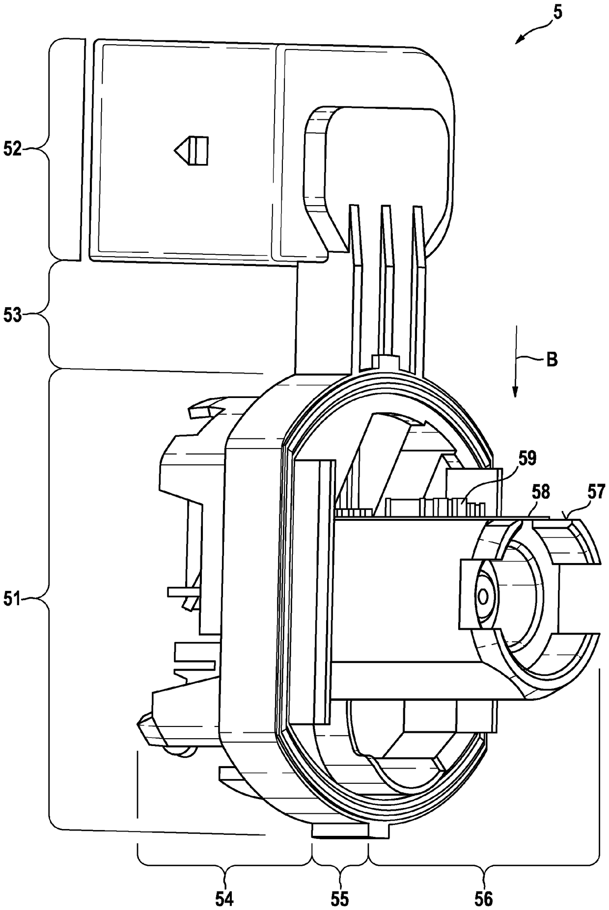 Contact part for a drive module, drive module and method for producing the contact part