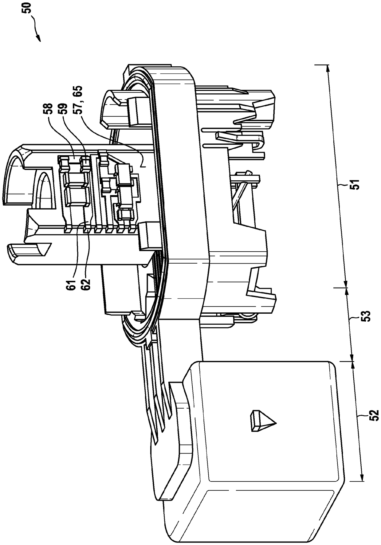 Contact part for a drive module, drive module and method for producing the contact part