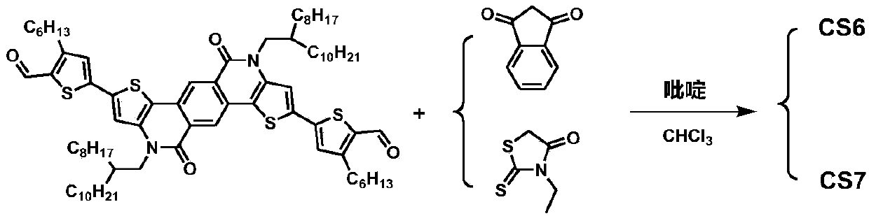 A'-pi-A-pi-A' type organic small molecule and preparation method and application thereof