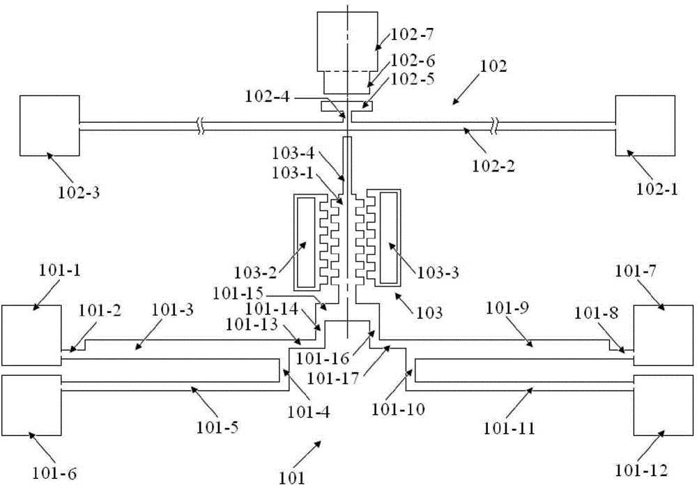 Structure for testing residual stress on thick film silicon material on insulating substrate