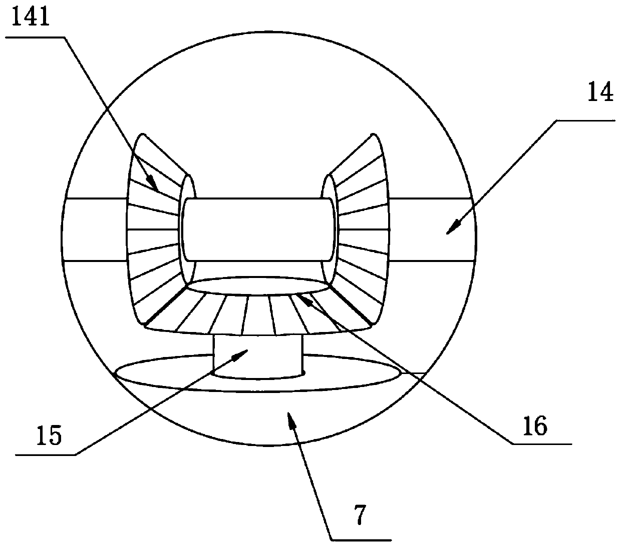 LED street lamp with adjustable illuminating brightness