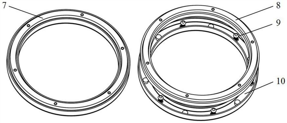 Electromagnetic sealing structure for photoelectric pod rotating shaft system