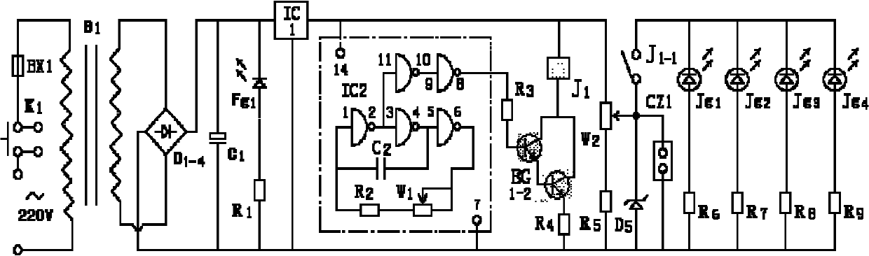 Laser detection display for judging actual position of power knife switch