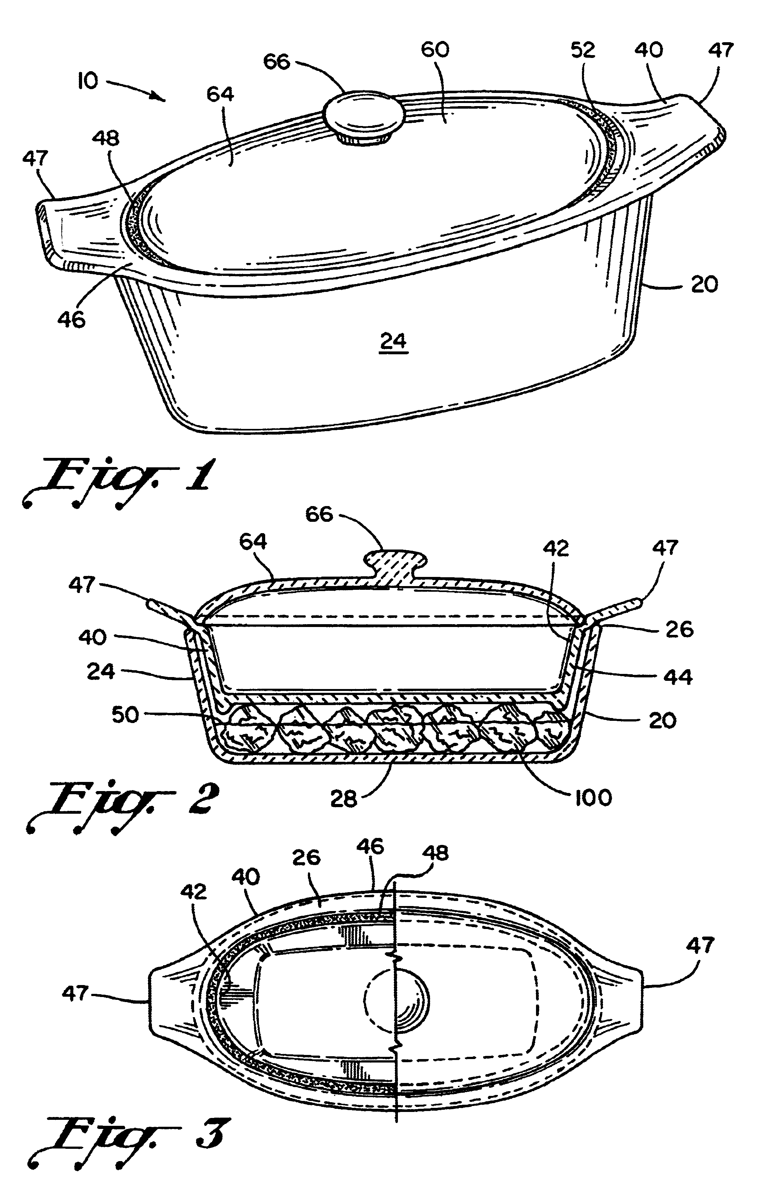 Container assembly for maintaining container contents in a desired ambient temperature