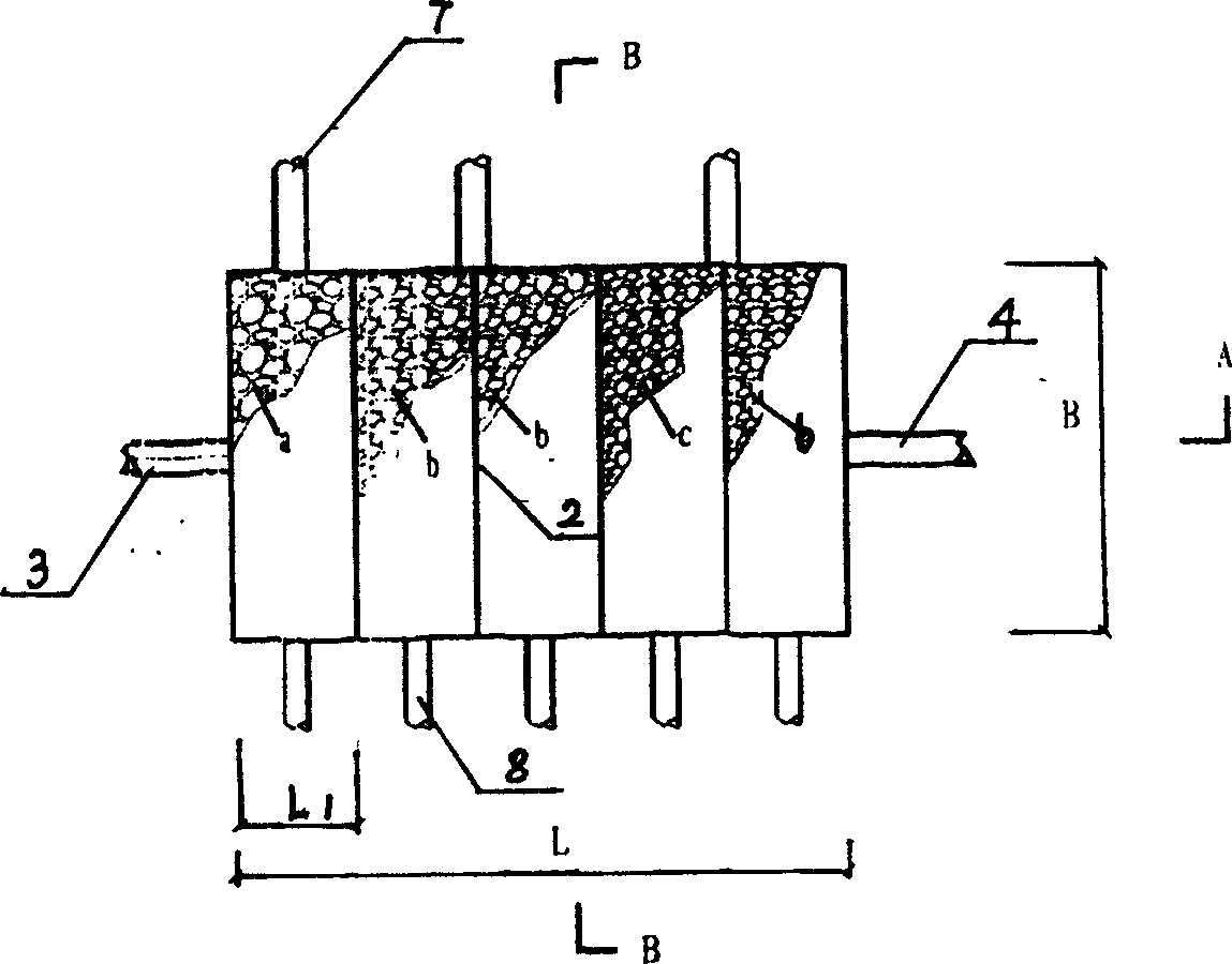 Vertical deflector combined Filtration type dephosphorization and nitrogen rejection facility