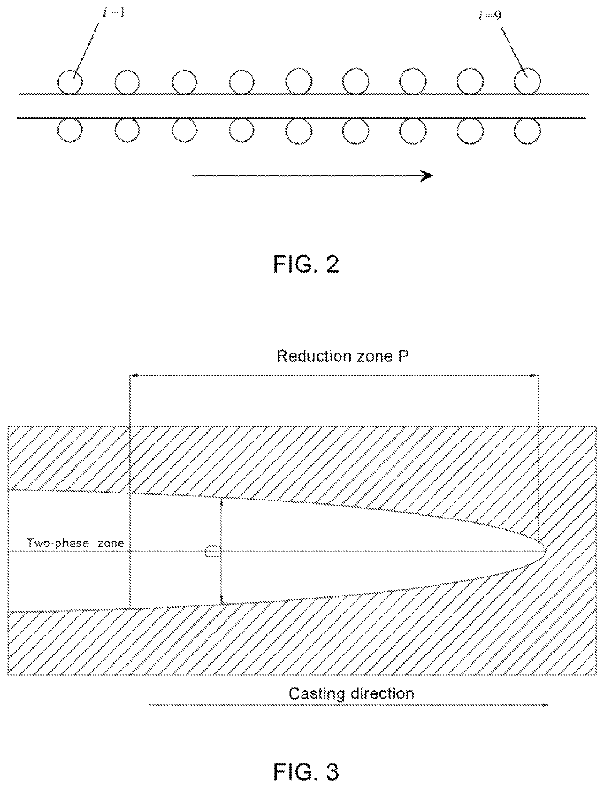 Light reduction method for continuous casting of bloom plain-barrelled roll-roller combination