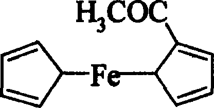 Preparation method of acetyl cyclopentadienyl iron