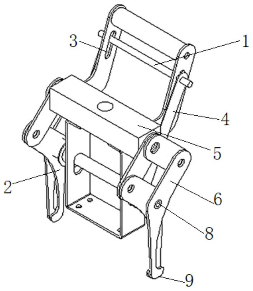 Lifting appliance for clamping cylinder cover finished product and clamping method