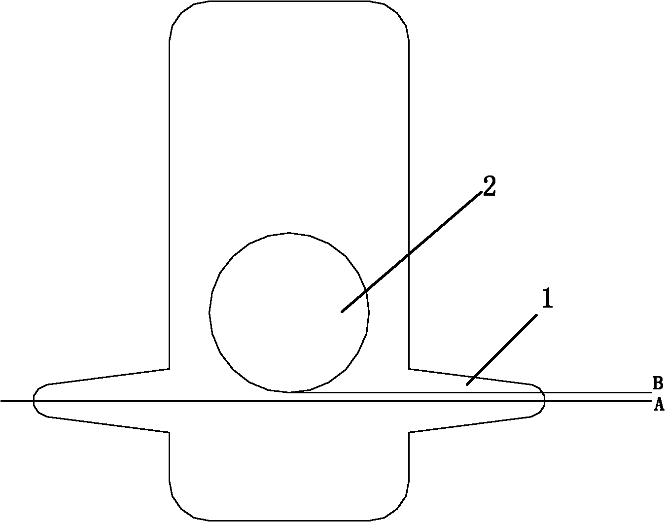 Anti-falling seal ring and corresponding lamp seal structure