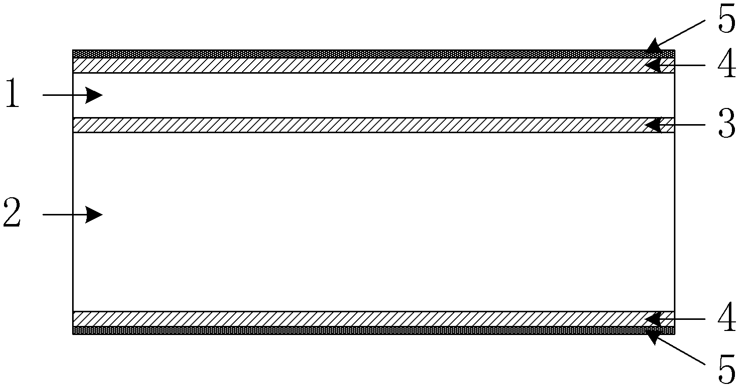 Ultra-thin silicon PIN high energy particle detector based on bonding substrate and manufacturing method thereof