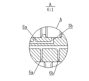 Lubricating structure for slewing bearing for construction machinery