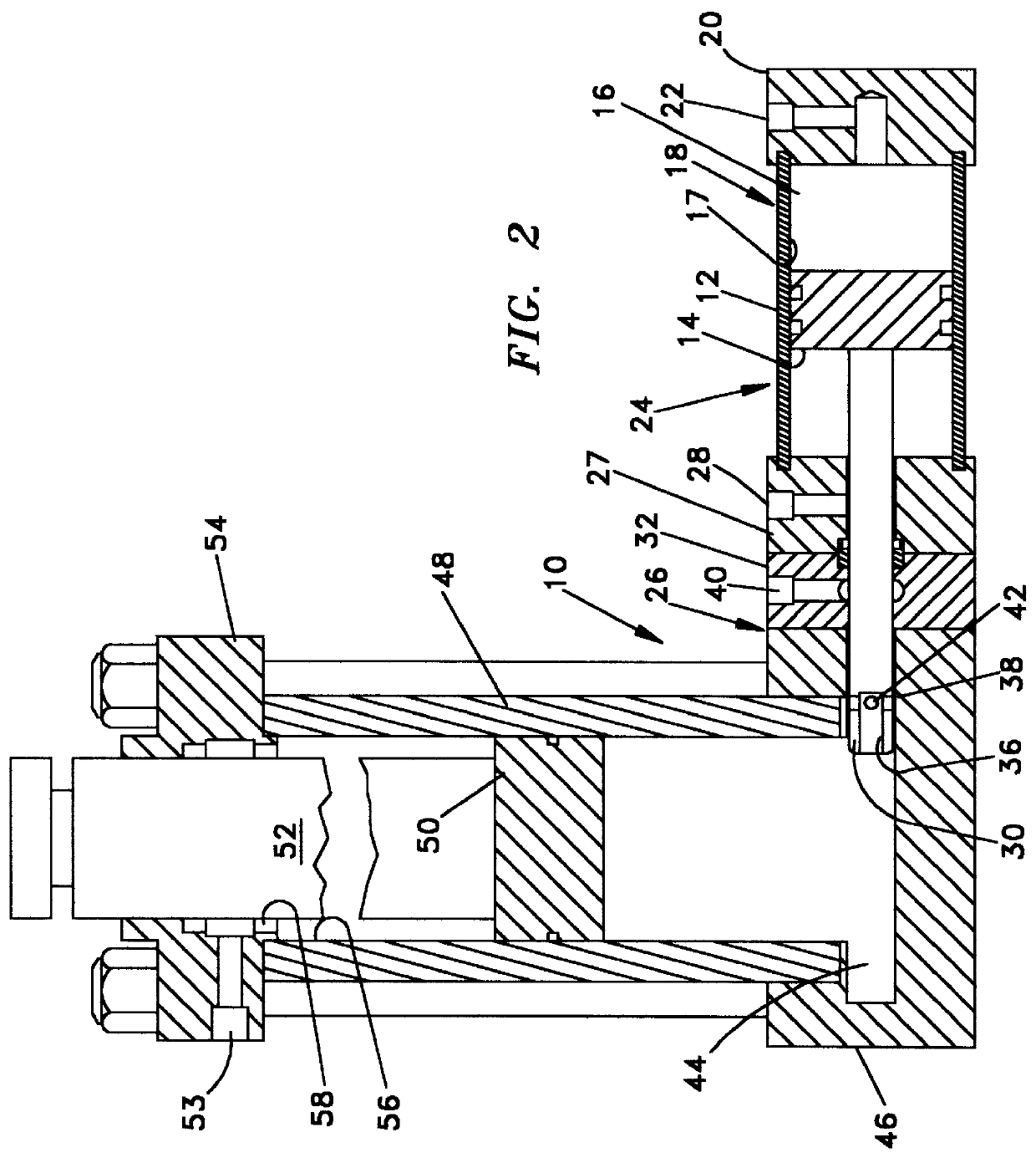 Fluid actuator system having means for internally increasing the fluid pressure therein