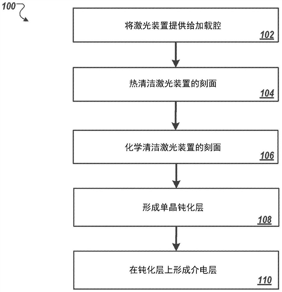 Passivation of laser faceting and system for performing passivation of laser faceting