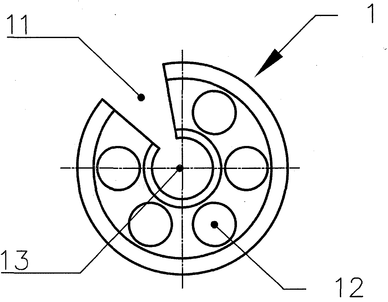 Millimeter wave coaxial connector with novel insulating support structure