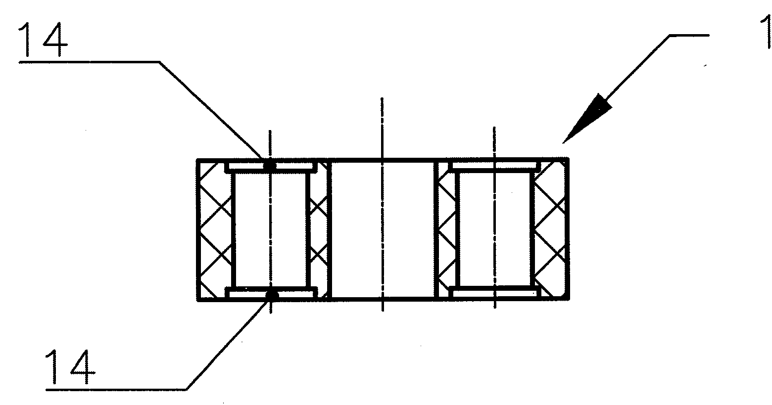 Millimeter wave coaxial connector with novel insulating support structure