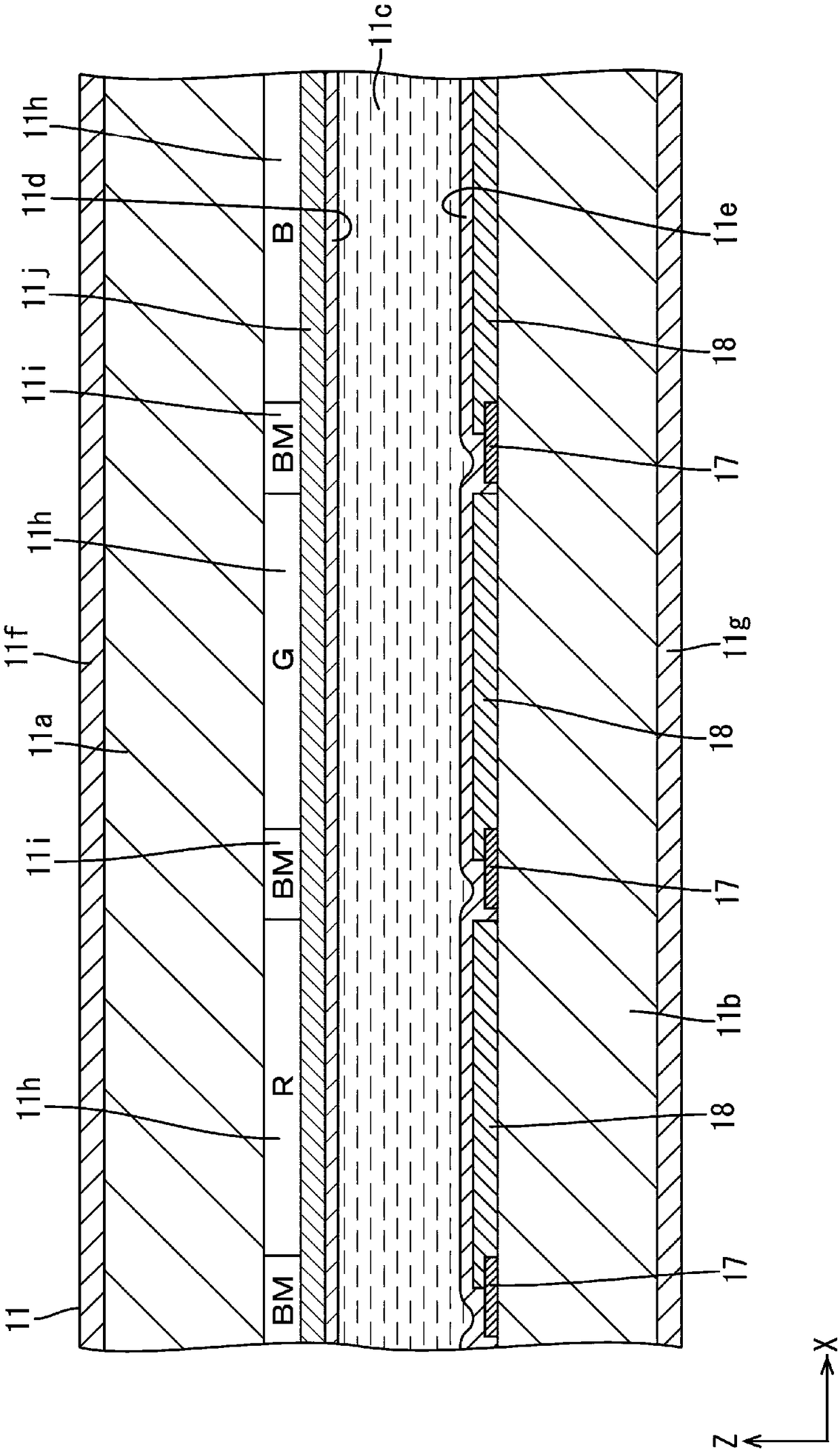 Terminal connection structure and display device
