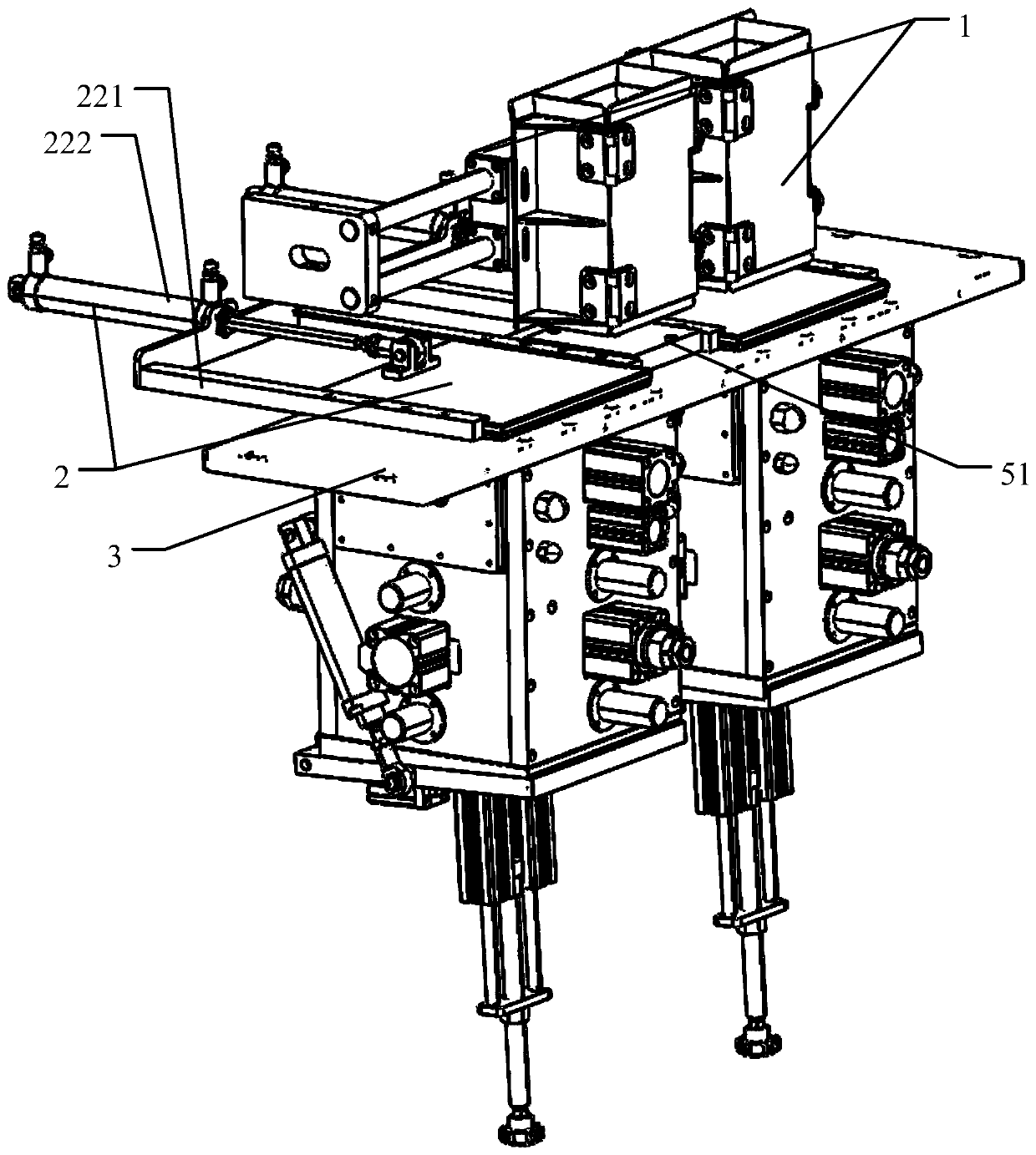 Double-station vacuum forming box