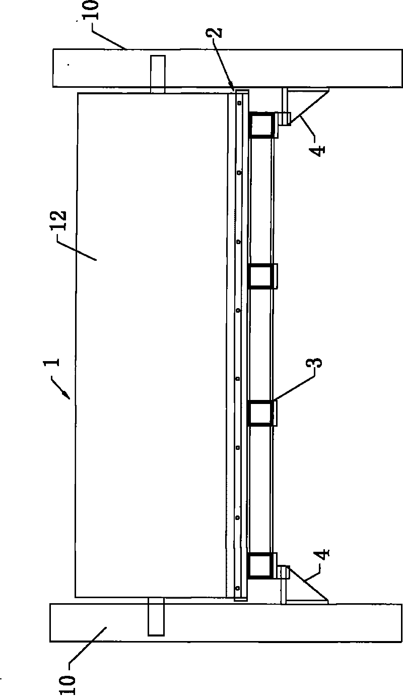 Opening device on opener