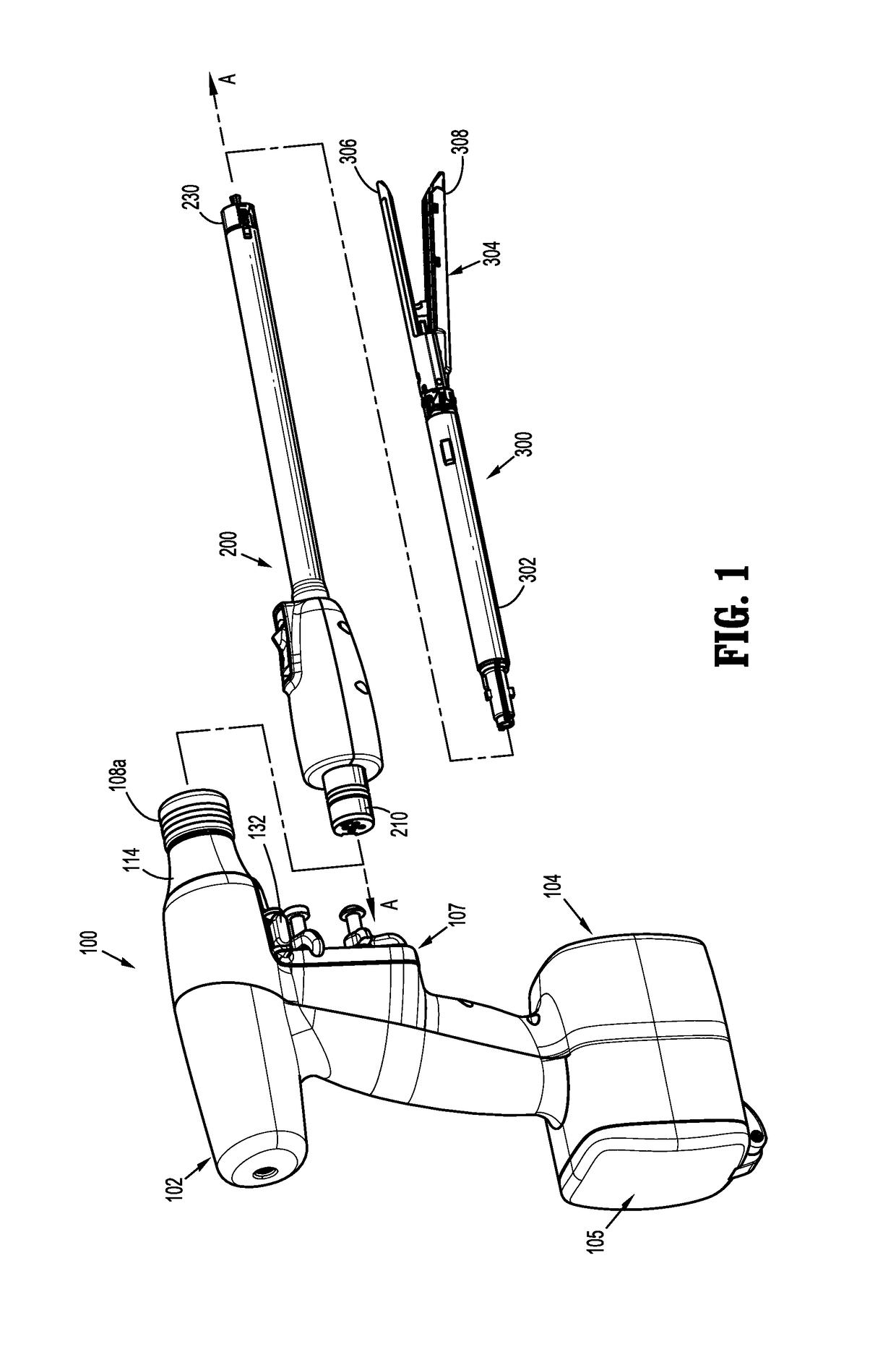 Handheld surgical handle assembly, surgical adapters for use between surgical handle assembly and surgical end effectors, and methods of use