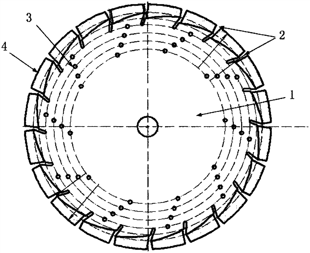 Mouthguard diamond saw blade and its laser welding preparation process