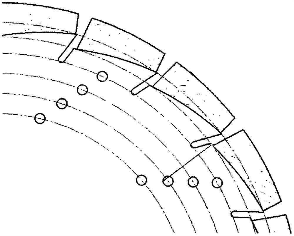 Mouthguard diamond saw blade and its laser welding preparation process