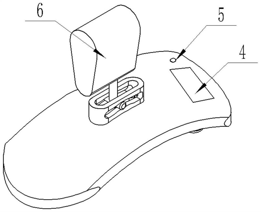 Press the hemostatic device