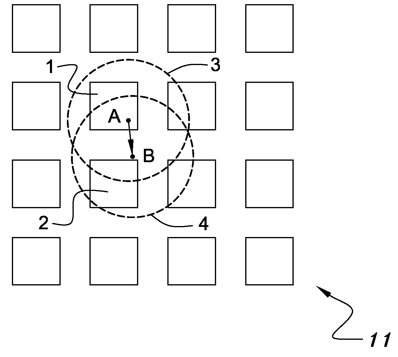 Capacitive keyboard with non-locking reduced keying ambiguity