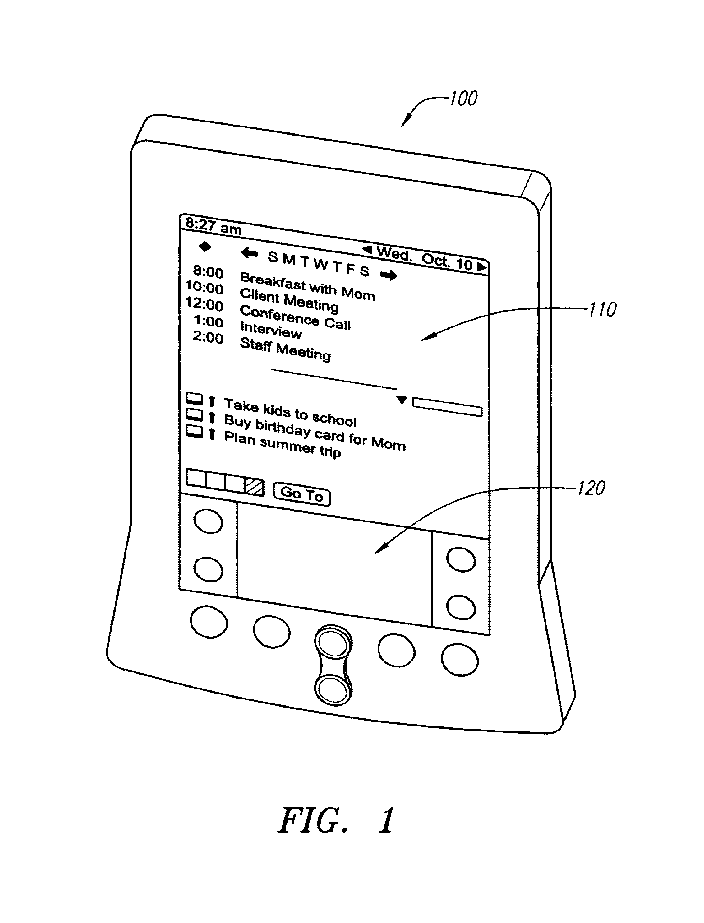 Method and apparatus for integrating phone and PDA user interface on a single processor