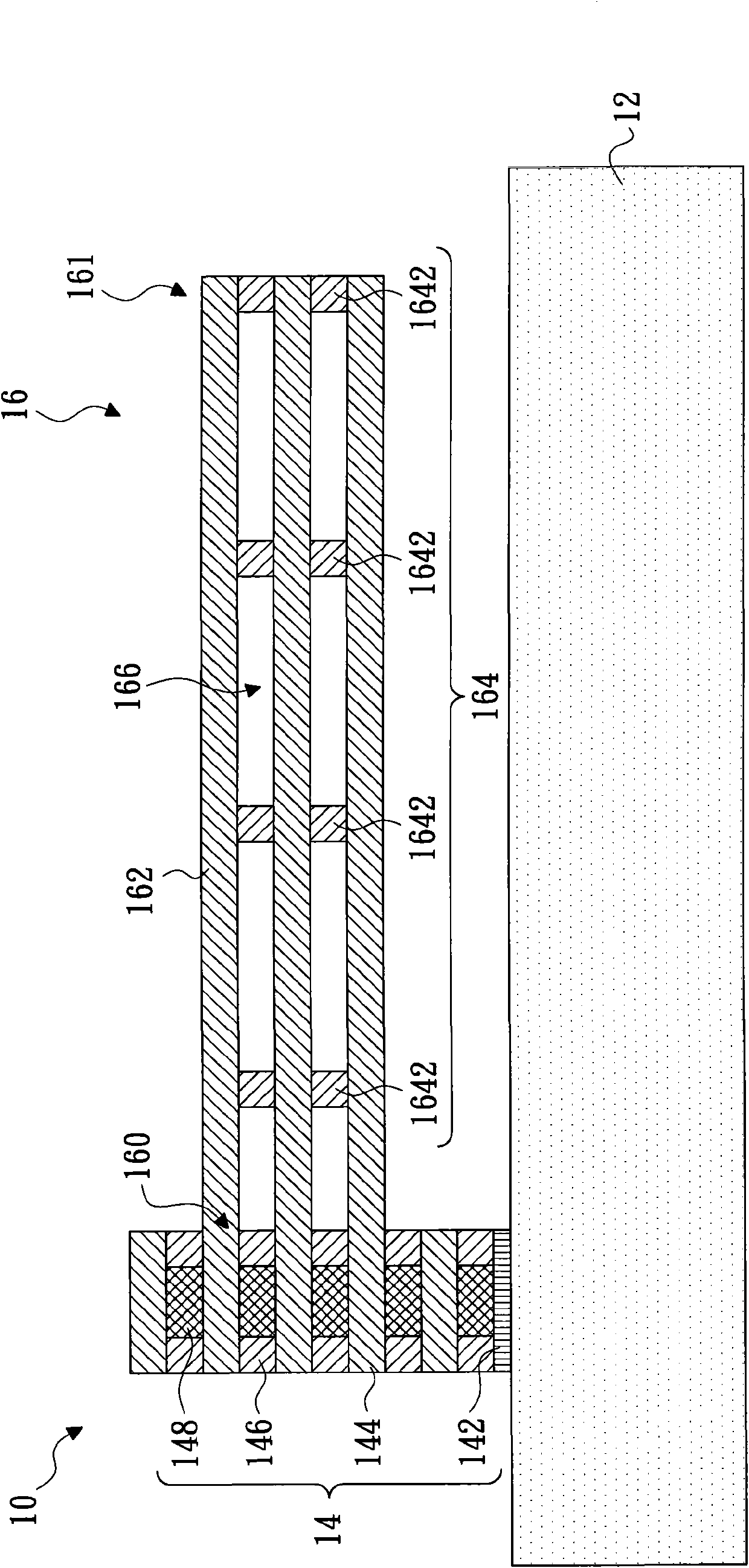 Micro electronmechanical element and micro electronmechanical spring element