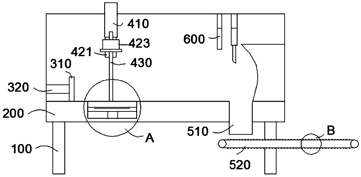 Chinese bacon slicing device capable of achieving automatic loading and unloading