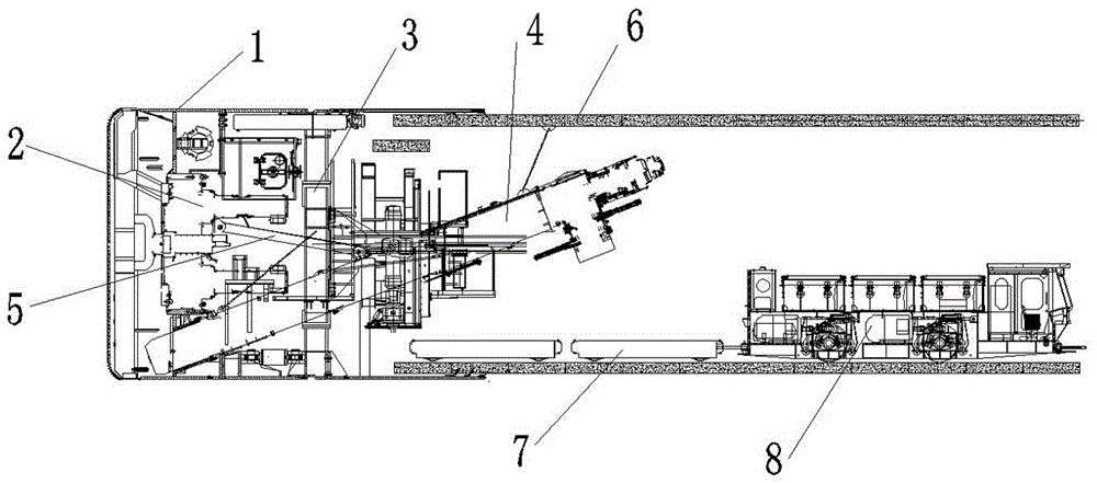 Method and device for in-tunnel demounting of master drive of shield tunneling machine