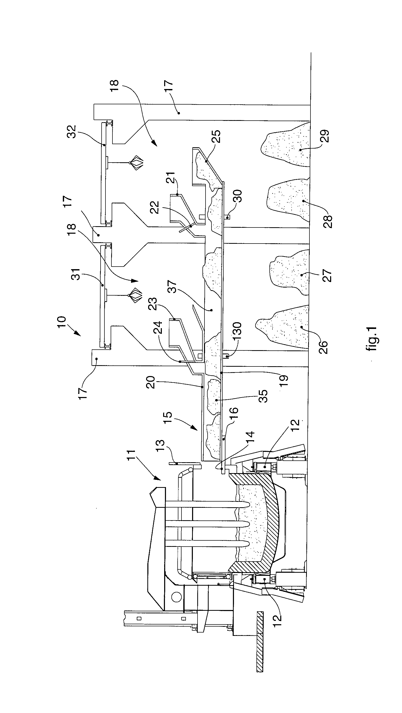 Device and method to control the charge in electric arc furnaces