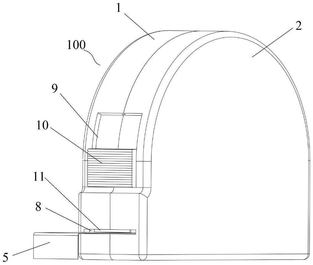 Measuring tape type piezoelectric nanometer generator