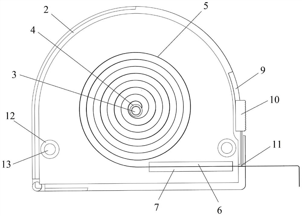 Measuring tape type piezoelectric nanometer generator