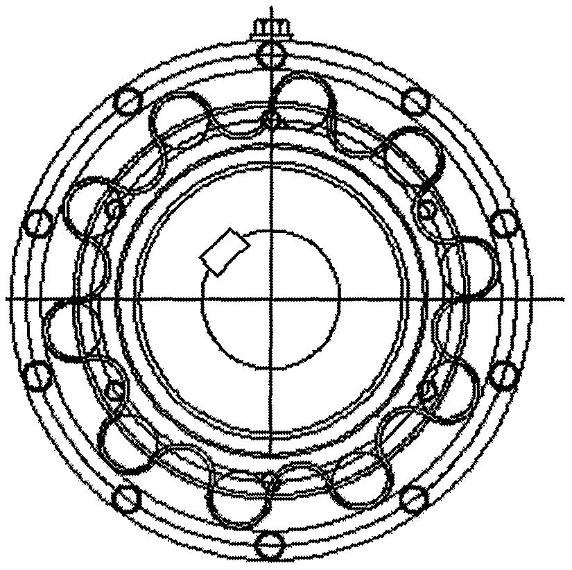 A circular arc gear coupling