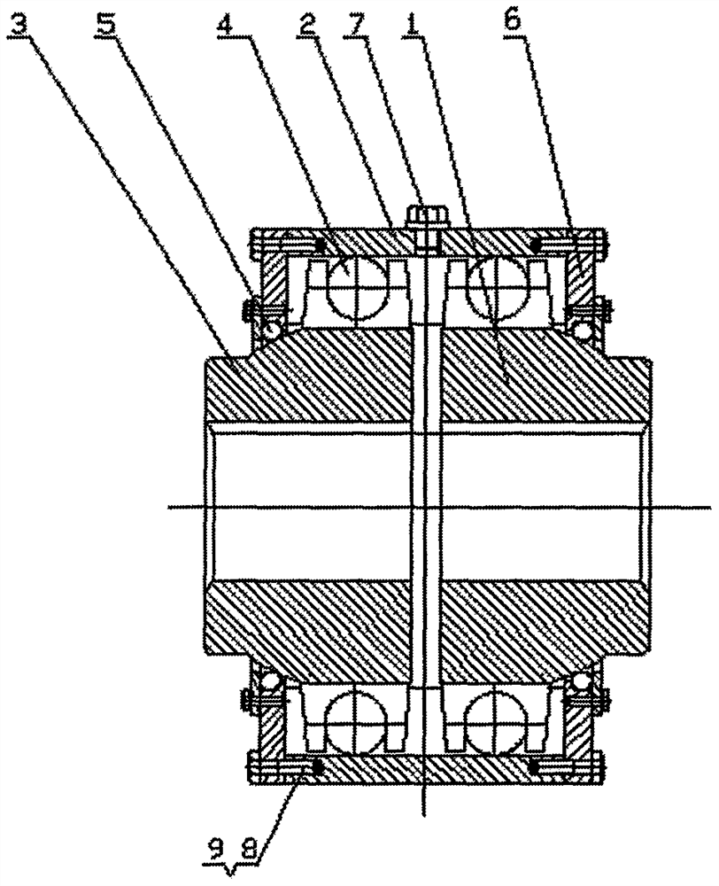 A circular arc gear coupling