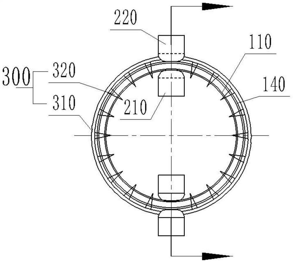 Artificial blood vessel for aortic dissection surgery and preparation method