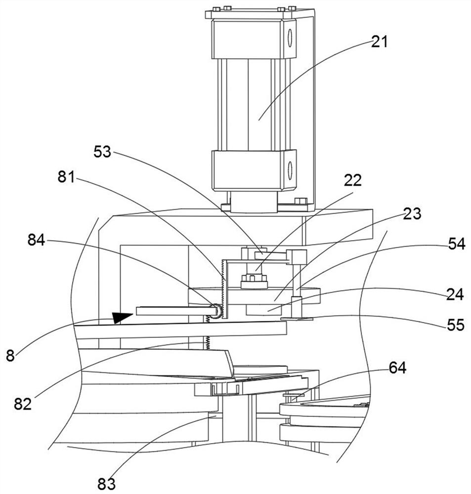 Automatic assembling device for coupler diaphragm
