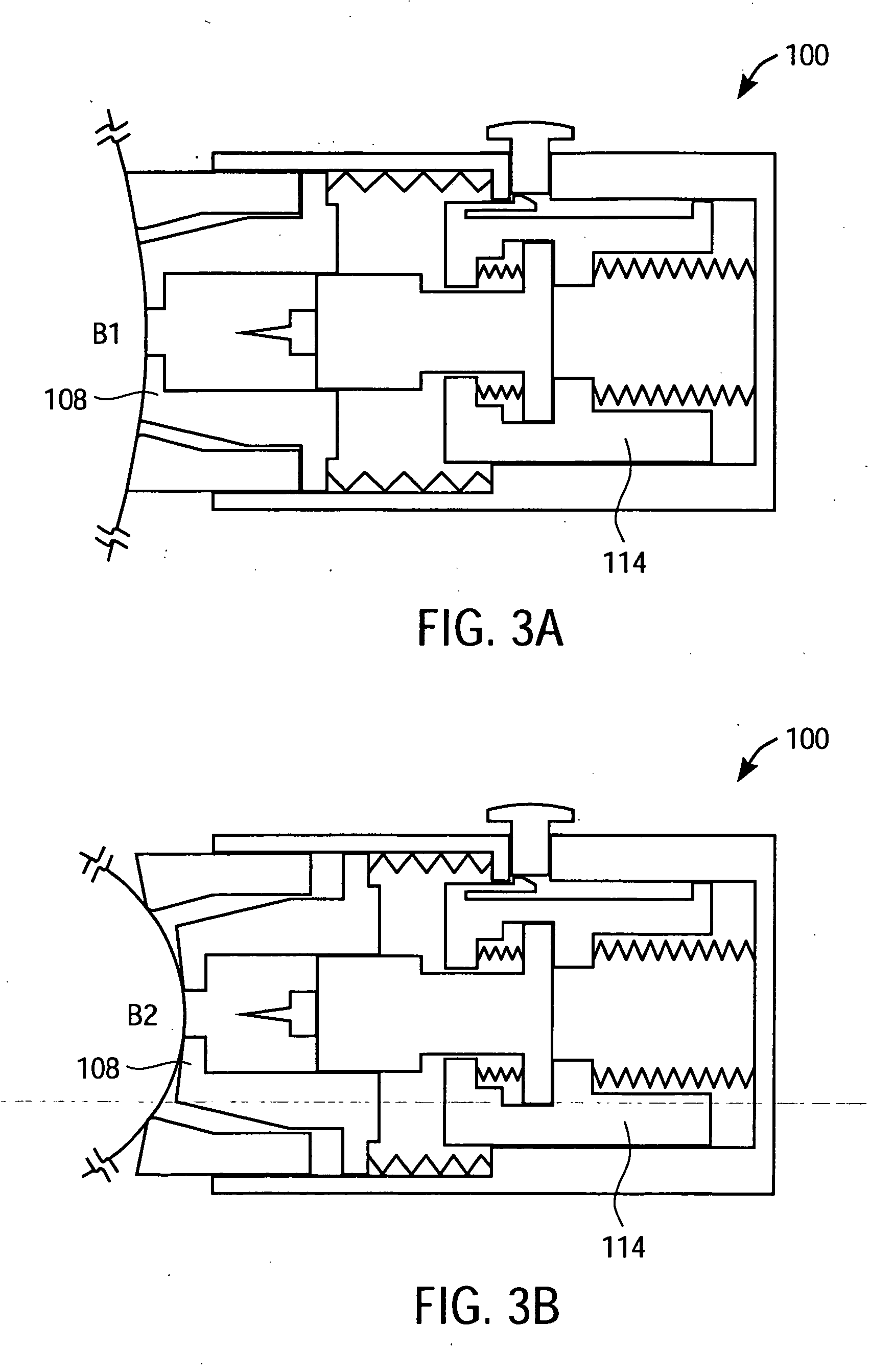 Lancing device with a floating probe for control of penetration depth