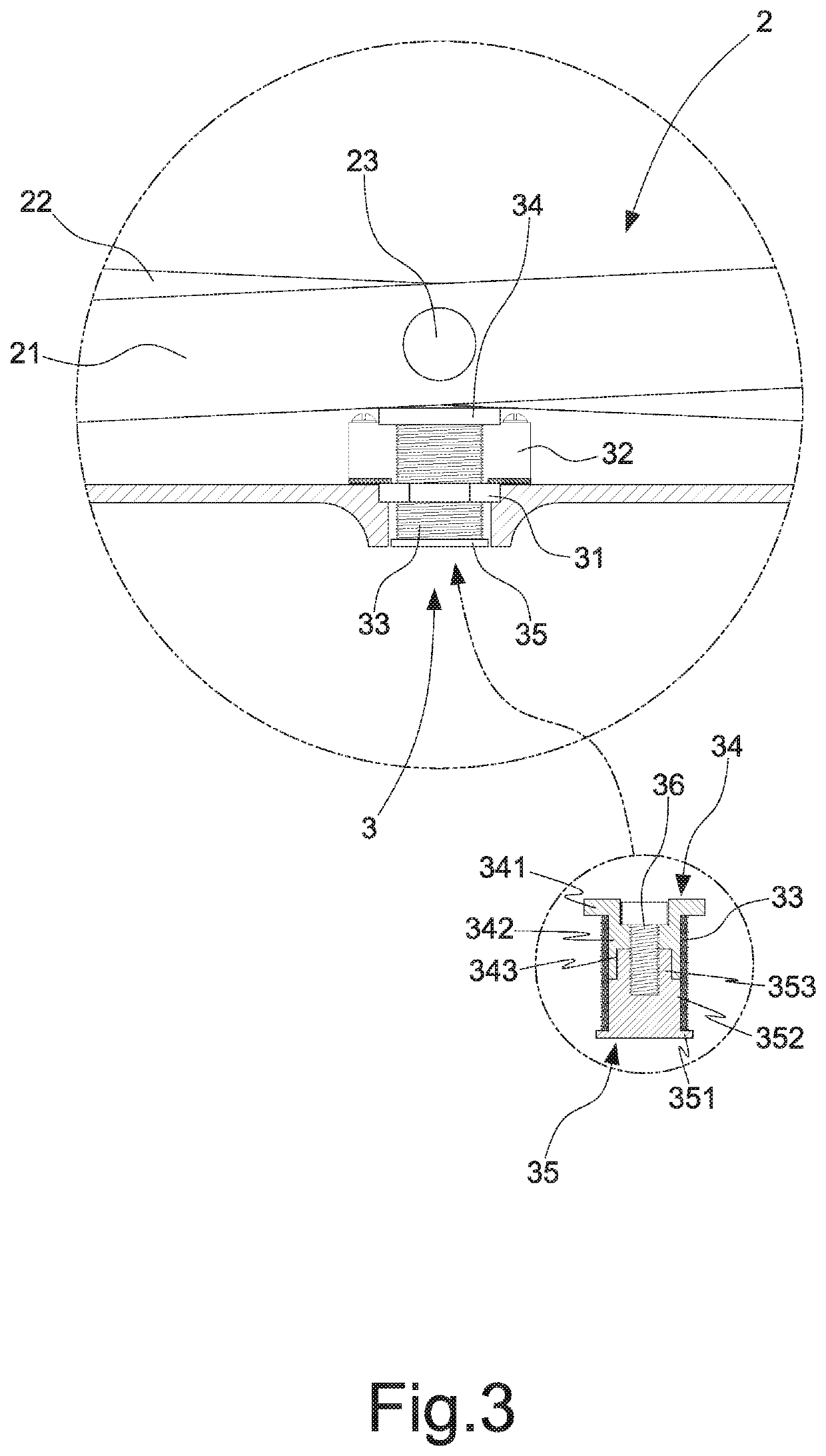 Position adjustment mechanism for lifting balance device