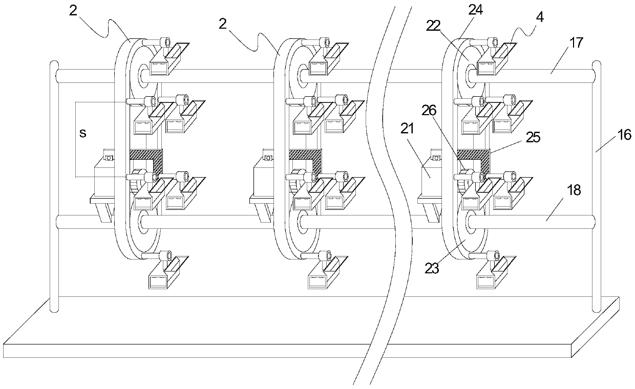 A station material distribution equipment