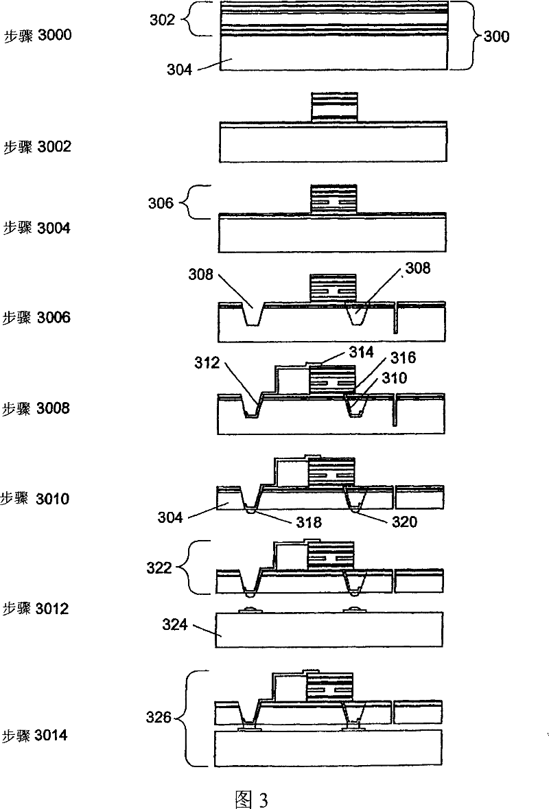 Topside active optical device apparatus and method