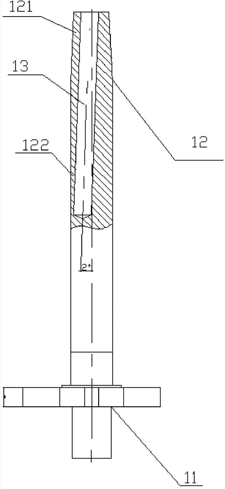Dual power rotation deep inclined hole drill machine and processing method thereof