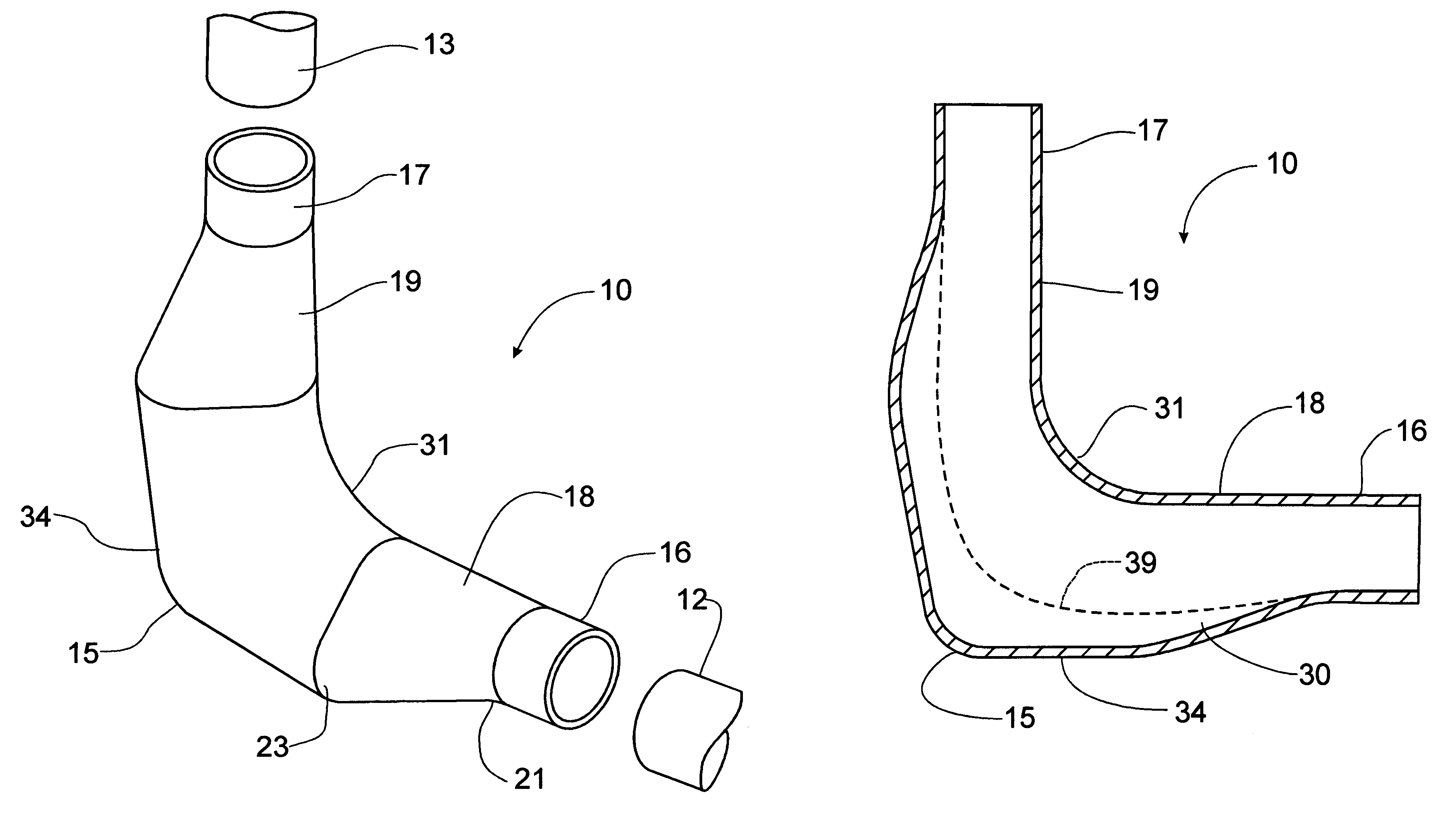 Elbow fitting for pneumatic transport system