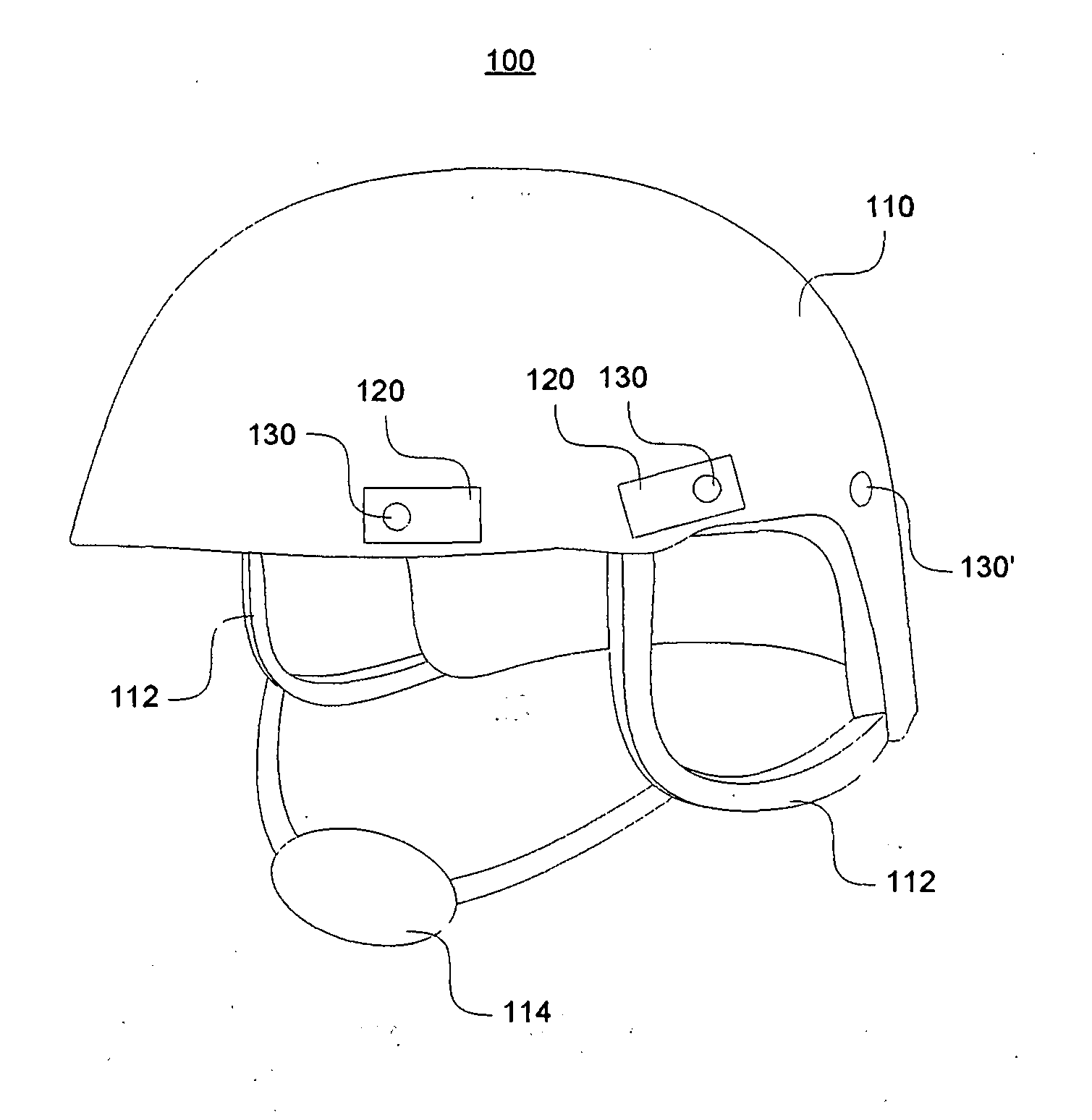 Wearable chassis for a helmet