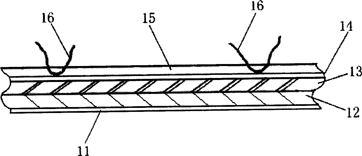 Wet coating self-adhering waterproof coiled material and producing method and construction method thereof